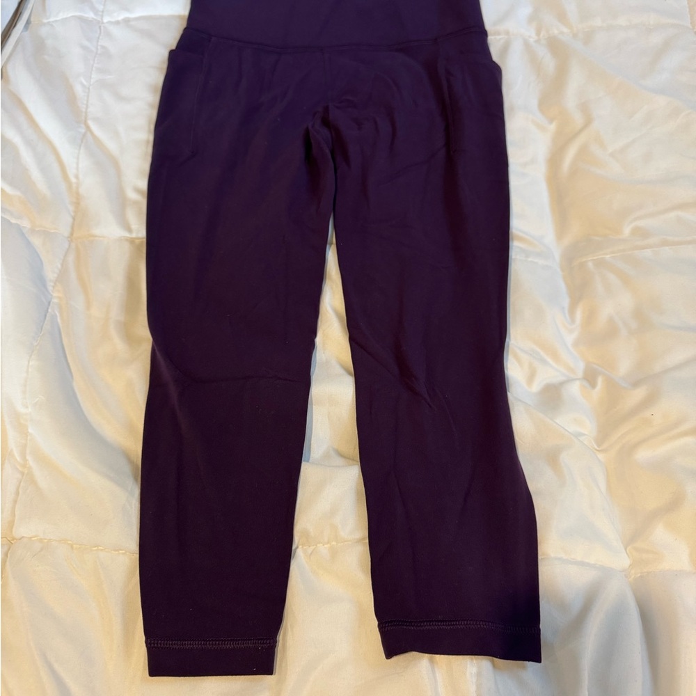Athleta Salutation 7/8 Tight - Deep Purple